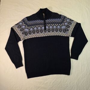 Tahari Pure-Luxe 100% Cashmere Sweater. Men's Size Large. Blue